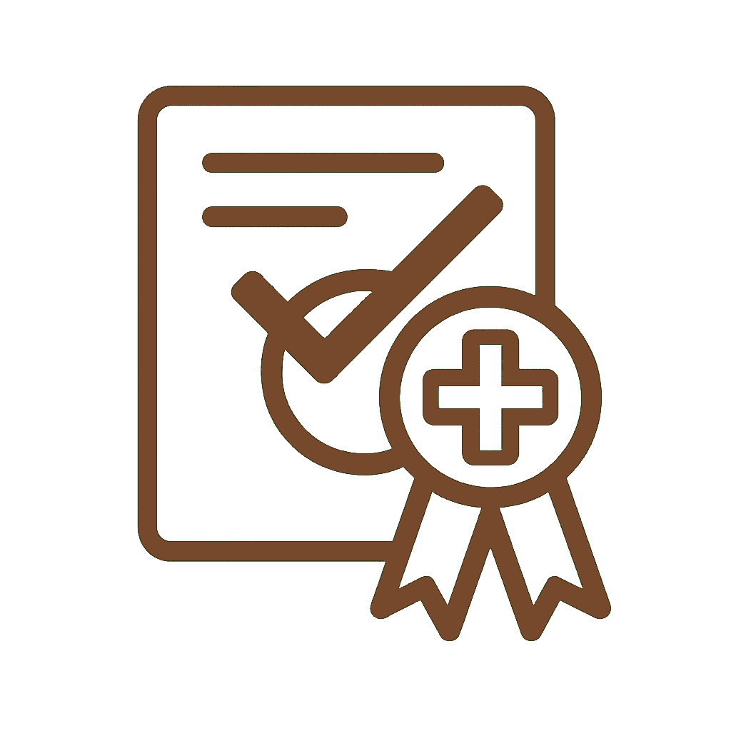 Certificado segundo normas europeias